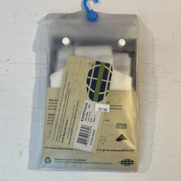 ExOfficio Men's White Give-N-Go Boxer Brief - Size Small - NWT - Picture 3 of 5